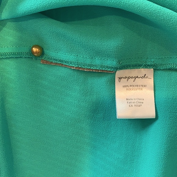 Turquoise flowy cami - Picture 5 of 9